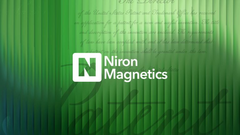 Niron Magnetics Licenses New Motor Design Patents for Breakthrough Motor Performance